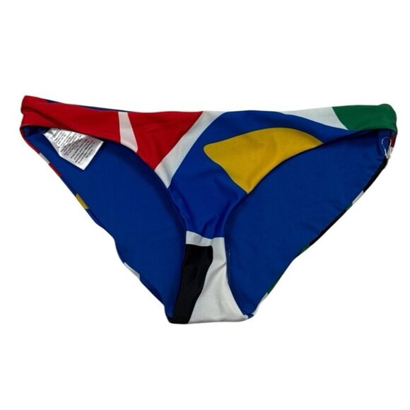 Mara Hoffman XS ZOA Crimson Colorblock Swim Bottom UPF 50+ Red‎ Multi NWT 9292 - Picture 2 of 15